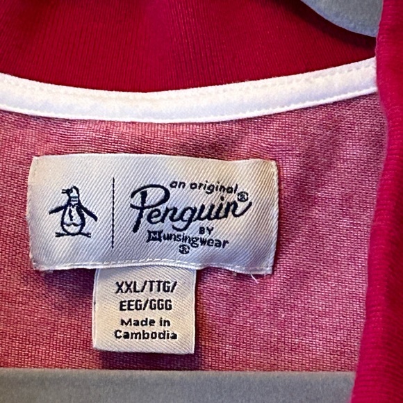 Original Penguin brand polo t shirt Preowned XXL - Picture 4 of 5